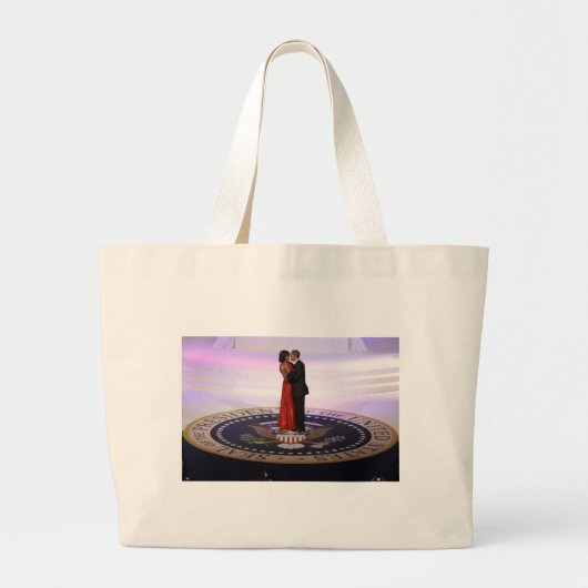 Barack en Michelle Obama Grote Tote Bag (Voorkant)