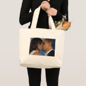Barack en Michelle Obama Grote Tote Bag (Voorkant (product))