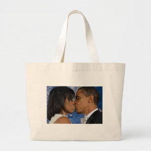 Barack en Michelle Obama Grote Tote Bag