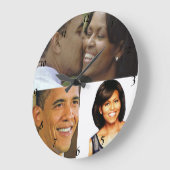 BARACK EN MICHELLE OBAMA-klok Grote Klok (Hoek)