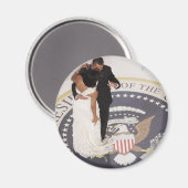 Barack en Michelle Obama Magneet (Voorkant / Achterkant)