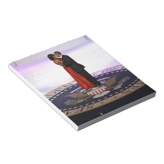 Barack en Michelle Obama Notitieblok (Schuin)