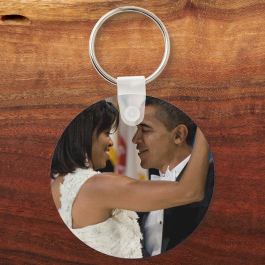 Barack en Michelle Obama Sleutelhanger (Voorkant)