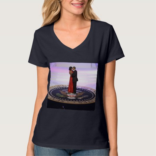 Barack en Michelle Obama T-shirt (Voorkant)