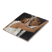 Barack en Michelle Obama Tegeltje (Zijkant)