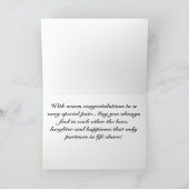 Barack en Michelle Trouwen - Kaart (Binnen)