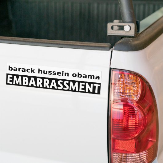 Barack Hussein Obama Bumpersticker (Op Truck)