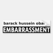Barack Hussein Obama Bumpersticker (Voorkant)