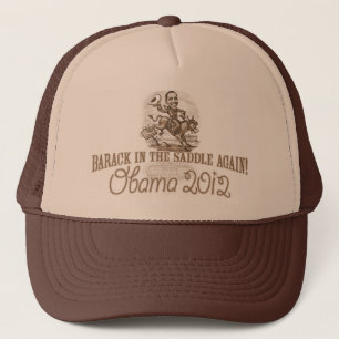 Barack in het zadels 2012 trucker pet