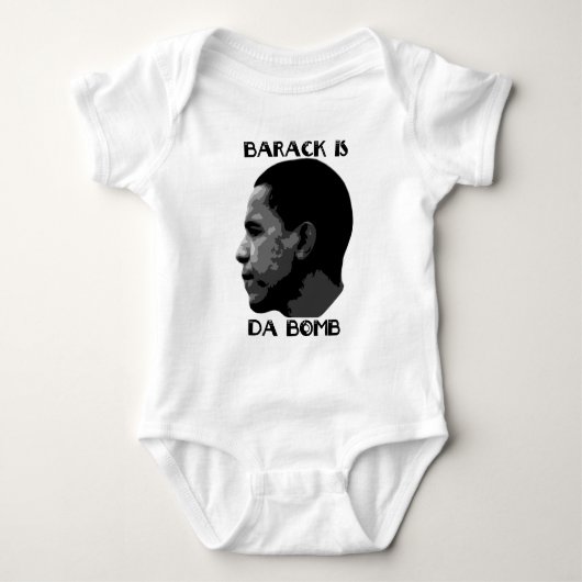 Barack is de baby van de baarmoeder romper (Voorkant)