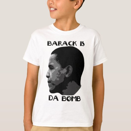 Barack is het BombShirt T-shirt (Voorkant)