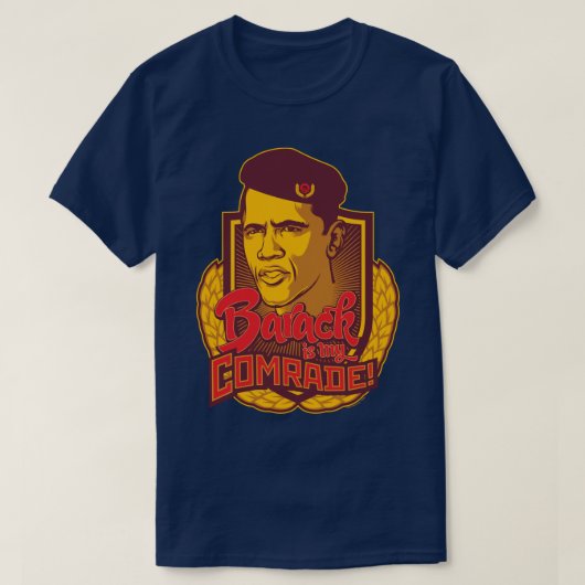 Barack is mijn kameraad t-shirt (Design voorkant)