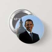 Barack look Sly PIn Ronde Button 5,7 Cm (Voorkant /achterkant)