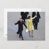 Barack & Michele Obama Briefkaart (Voorkant / Achterkant)