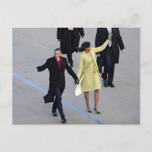 Barack & Michele Obama Briefkaart