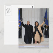 Barack & Michele Obama Briefkaart (Voorkant / Achterkant)