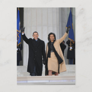 Barack & Michele Obama Briefkaart