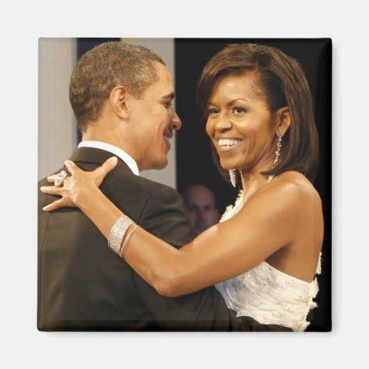 Barack & Michele Obama Magneet (Voorkant)