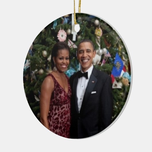 Barack & Michelle 2010 - Ornament (Links)