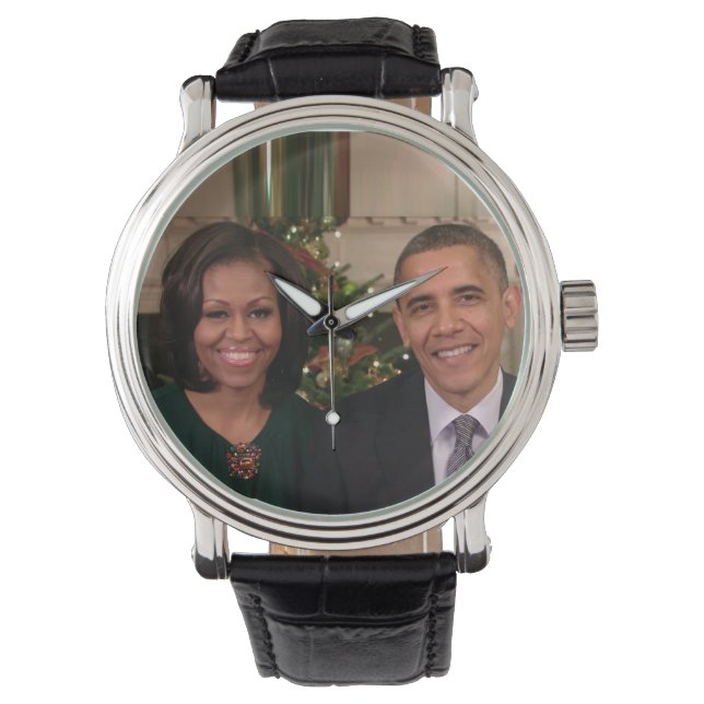 Barack & Michelle 2012 - Watch Horloge (Voorkant)