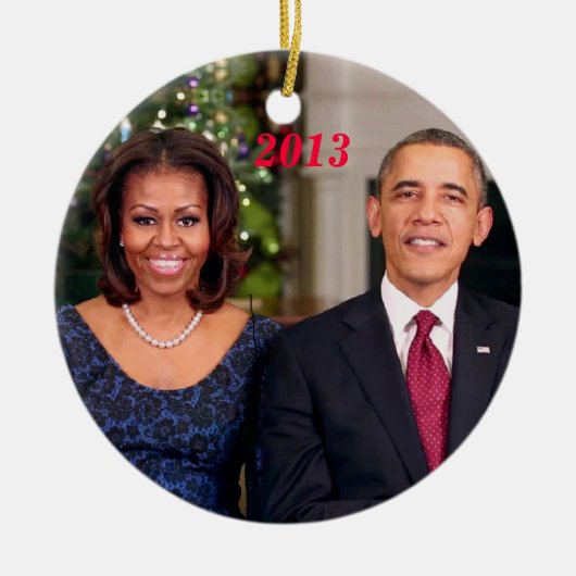 Barack & Michelle 2013 - Ornament (Voorkant)