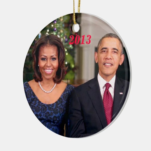 Barack & Michelle 2013 - Ornament (Links)