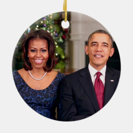 Barack & Michelle 2013 - Ornament (Achterkant)