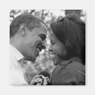Barack & Michelle koelkastmagneet Magneet