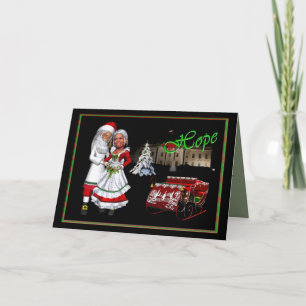 Barack & Michelle Obama Christmas Feestdagen Kaart