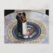 Barack & Michelle Obama dansen op Inaugural Ball Briefkaart (Voorkant)