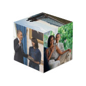 Barack & Michelle Obama - Foto Cube Kubus (Achter hoekig)