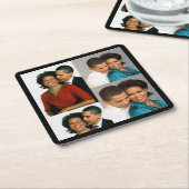 BARACK & MICHELLE OBAMA KARTONNEN ONDERZETTERS (Schuin)