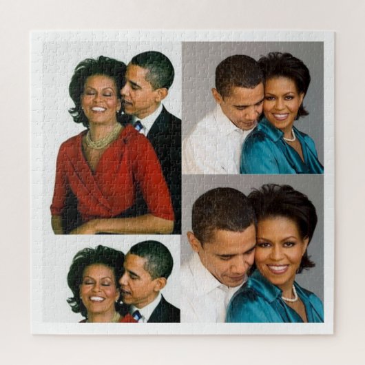 BARACK & MICHELLE OBAMA LEGPUZZEL (Verticaal)