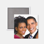 Barack & Michelle Obama magneet (Voorkant / Achterkant)