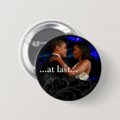 Barack & Michelle Obama Ronde Button 5,7 Cm (Voorkant /achterkant)