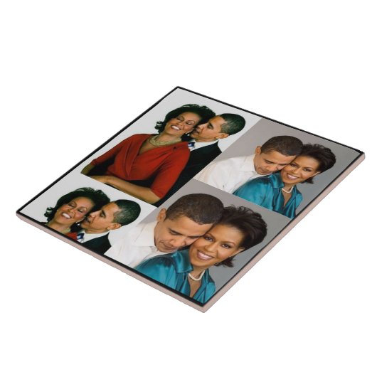 BARACK & MICHELLE OBAMA TEGELTJE (Zijkant)