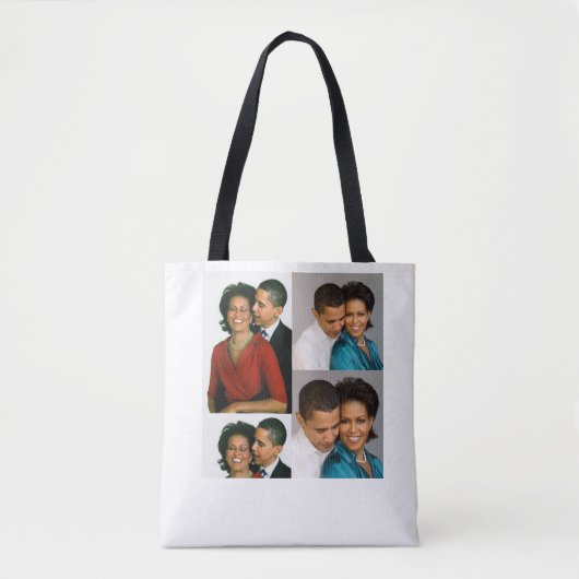 BARACK & MICHELLE OBAMA TOTE BAG (Voorkant)