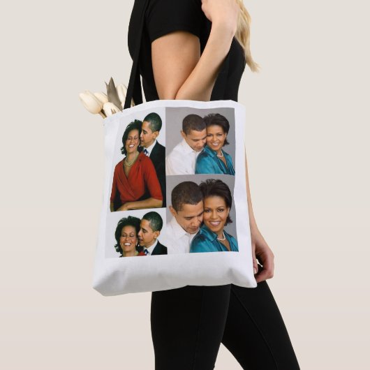 BARACK & MICHELLE OBAMA TOTE BAG (Dichtbij)