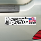 Barack N' Roll Bumpersticker (Op auto)