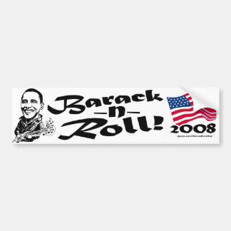 Barack N' Roll Bumpersticker