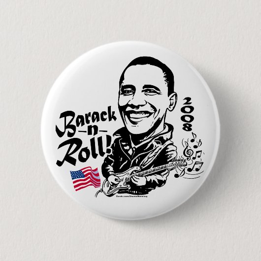 Barack N' Roll Button (Voorkant)