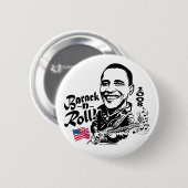 Barack N' Roll Button (Voorkant /achterkant)