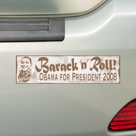 Barack N' Roll Homeboy Bumpersticker  (Op auto)