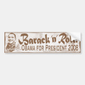 Barack N' Roll Homeboy Bumpersticker  (Voorkant)