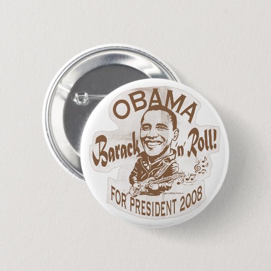 Barack N' Roll Homeboy Button (Voorkant /achterkant)