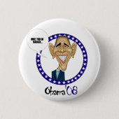 BARACK Obama'08 Ronde Button 5,7 Cm (Voorkant)