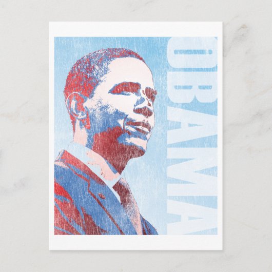 Barack Obama '08 Briefkaart (Voorkant)