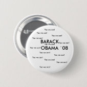 BARACK OBAMA "08 Button (Voorkant /achterkant)
