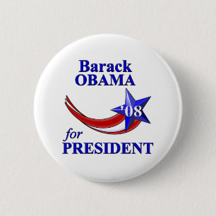 Barack Obama 08 Ronde Button 5,7 Cm