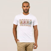 Barack Obama 2008 Afbeelding Shirt  (Voorkant volledig)